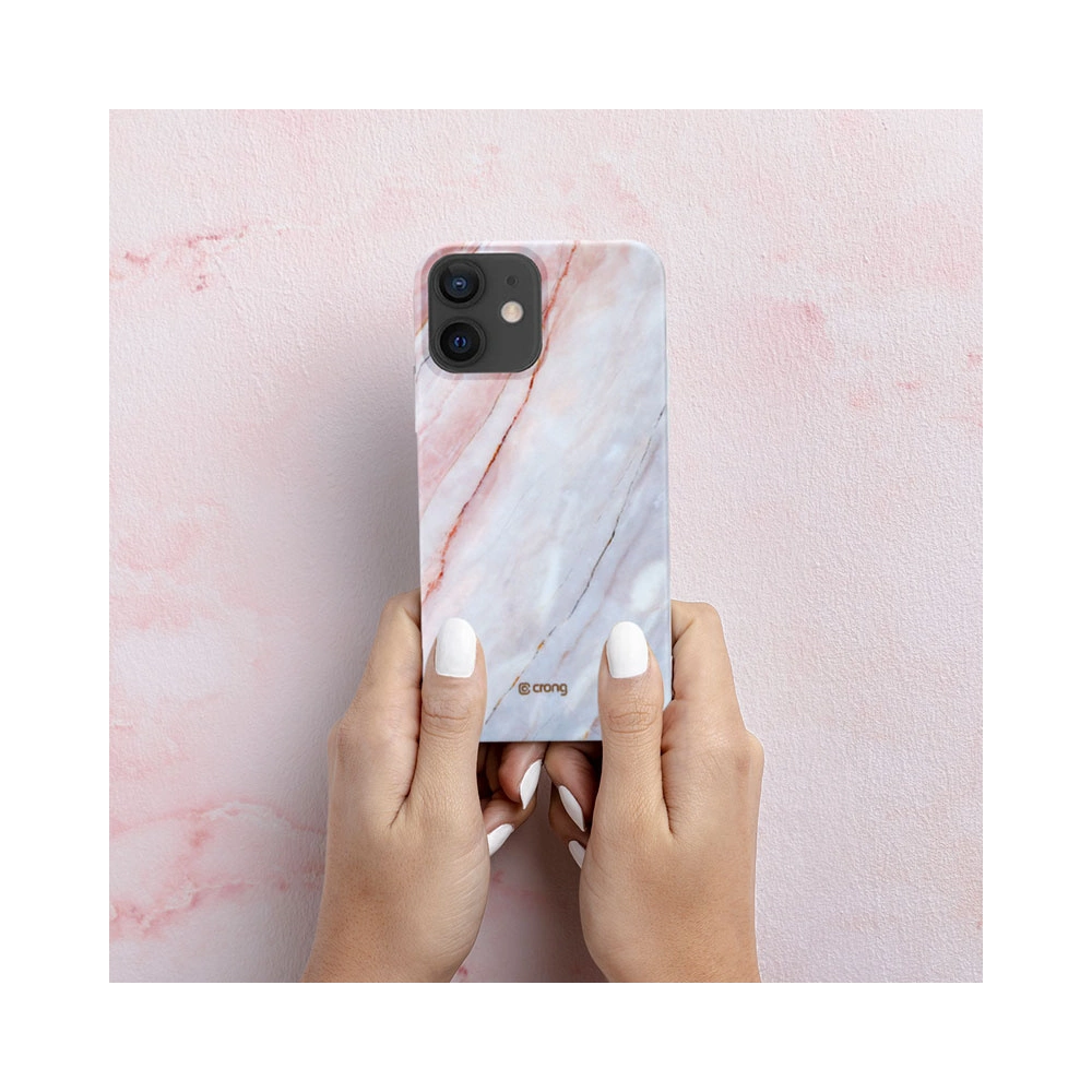 Hurtownia GSM - Case Crong Marble Case Apple iPhone 12 mini (rosa) - CRG276 - {ean13} - Hurt