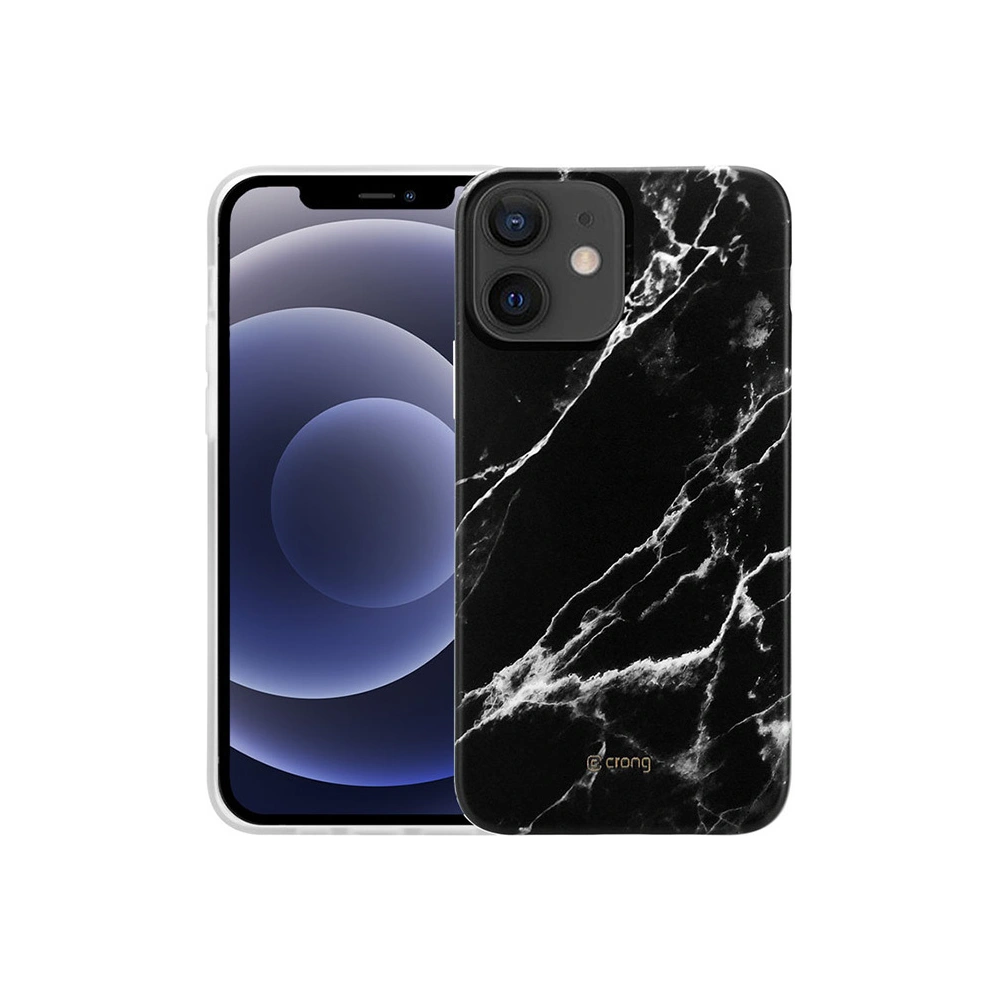 Hurtownia GSM - Case Crong Marble Case Apple iPhone 12 mini (schwarz) - CRG277 - {ean13} - Hurt