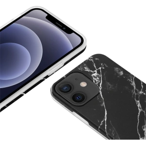 Wholesale Crong Marble Case Apple iPhone 12 mini (black) - CRG277 - {ean13} - Hurt