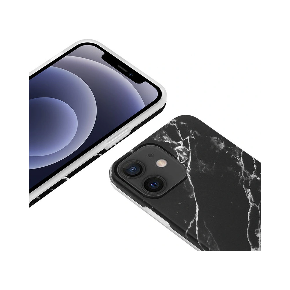 Hurtownia GSM - Case Crong Marble Case Apple iPhone 12 mini (schwarz) - CRG277 - {ean13} - Hurt