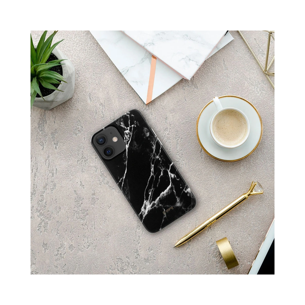 Hurtownia GSM - Case Crong Marble Case Apple iPhone 12 mini (schwarz) - CRG277 - {ean13} - Hurt