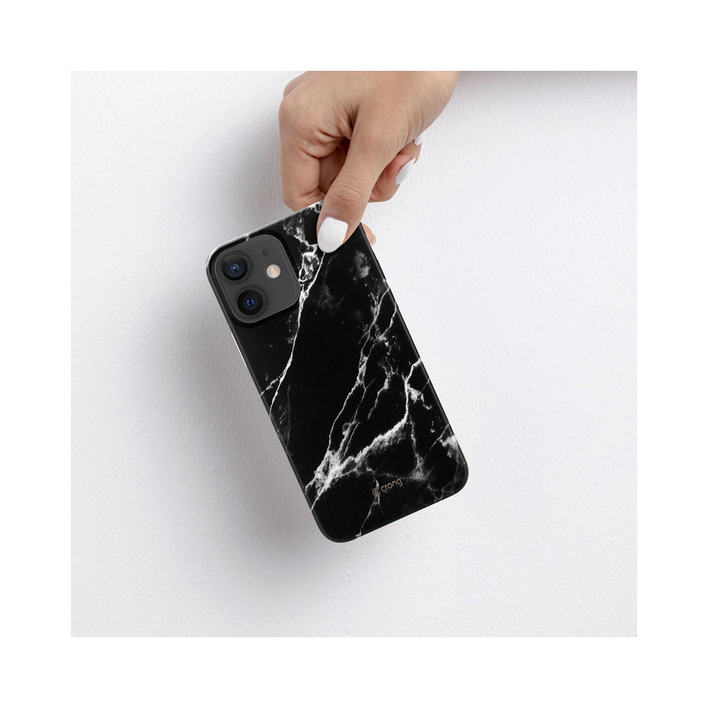 Hurtownia GSM - Case Crong Marble Case Apple iPhone 12 mini (schwarz) - CRG277 - {ean13} - Hurt