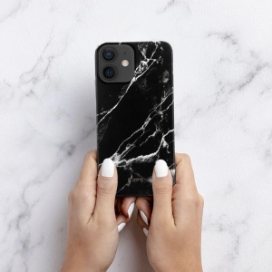 Hurtownia GSM - Case Crong Marble Case Apple iPhone 12 mini (schwarz) - CRG277 - {ean13} - Hurt
