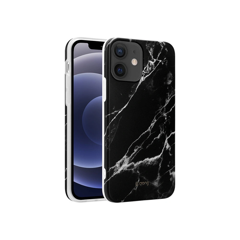 Hurtownia GSM - Case Crong Marble Case Apple iPhone 12 mini (schwarz) - CRG277 - {ean13} - Hurt