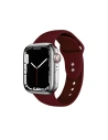Pasek Crong Liquid Apple Watch 4/5/6/7/SE/8/9/Ultra 44/45/49mm (bordowy)