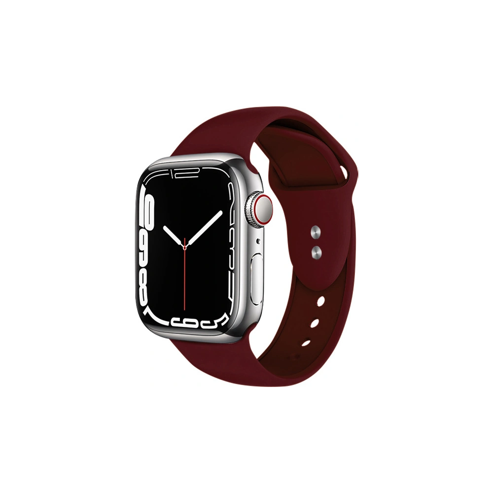 Hurtownia GSM - Pasek Crong Liquid Apple Watch 4/5/6/7/SE/8/9/Ultra 44/45/49mm (bordowy) - CRG289 - {ean13} - Hurt