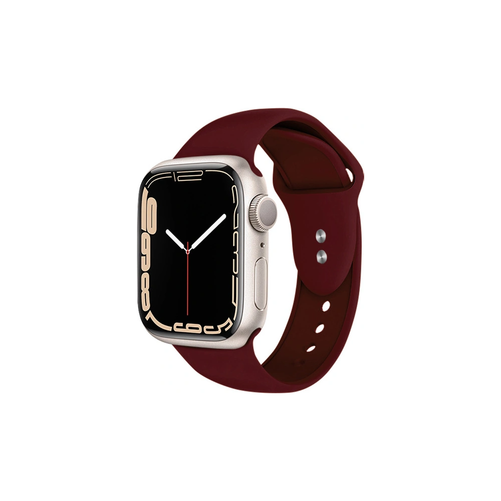Hurtownia GSM - Pasek Crong Liquid Apple Watch 4/5/6/7/SE/8/9/Ultra 44/45/49mm (bordowy) - CRG289 - {ean13} - Hurt