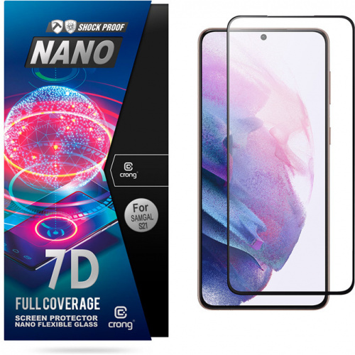Crong Distributor - 5907731987288 - CRG290 - Crong 7D Nano Flexible Glass Samsung Galaxy S21 - B2B homescreen