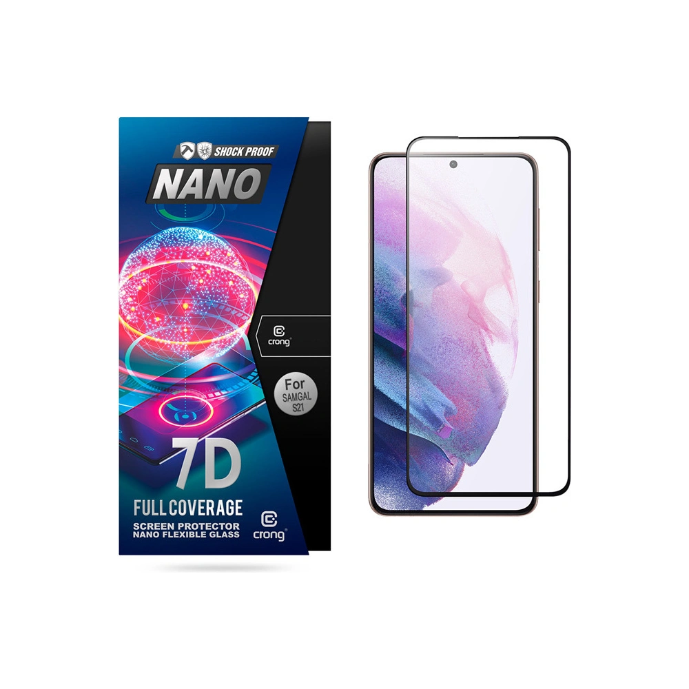 Hurtownia GSM - Hybridglas Crong 7D Nano Flexibles Glas Samsung Galaxy S21 - CRG290 - {ean13} - Hurt