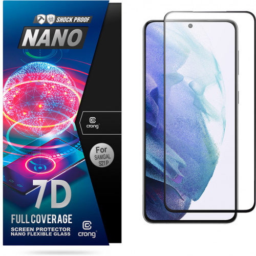 Crong Distributor - 5907731987295 - CRG291 - Crong 7D Nano Flexible Glass Samsung Galaxy S21+ Plus - B2B homescreen