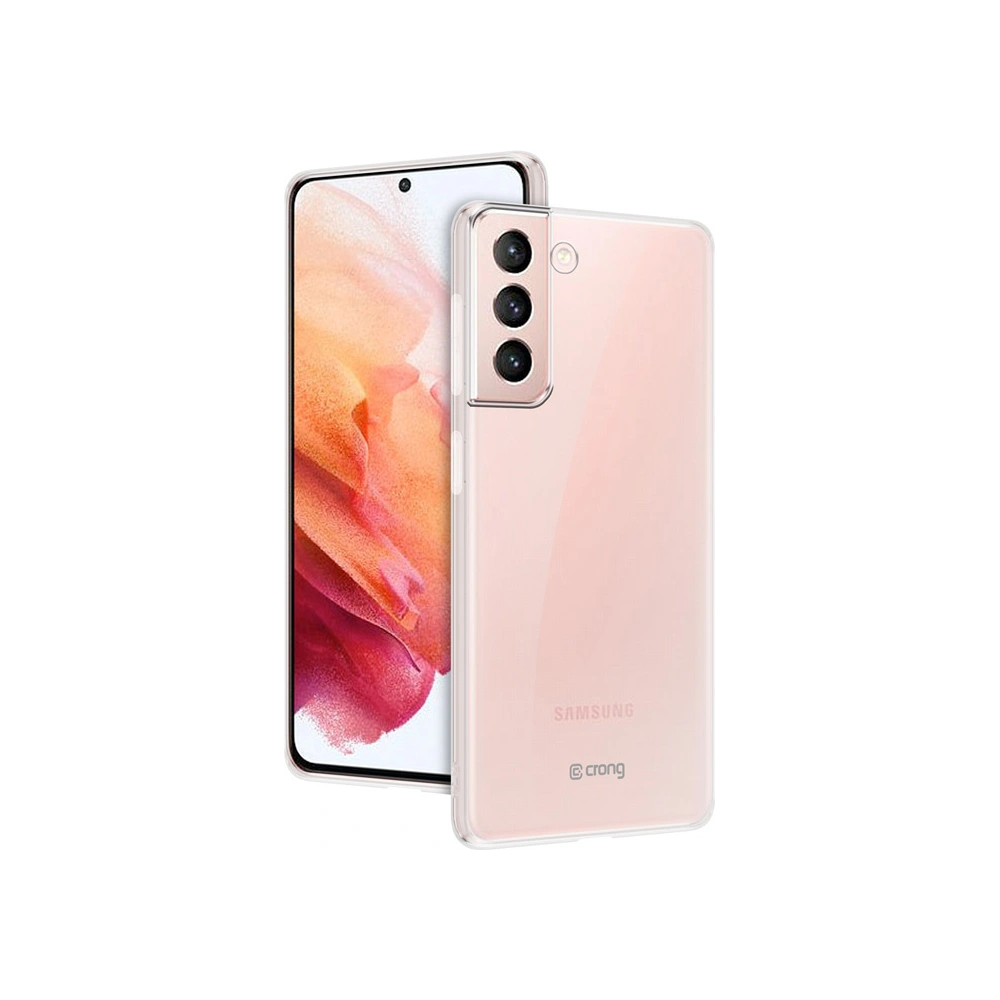 Hurtownia GSM - Etui Crong Crystal Slim Cover Samsung Galaxy S21 (transparent) - CRG297 - {ean13} - Hurt