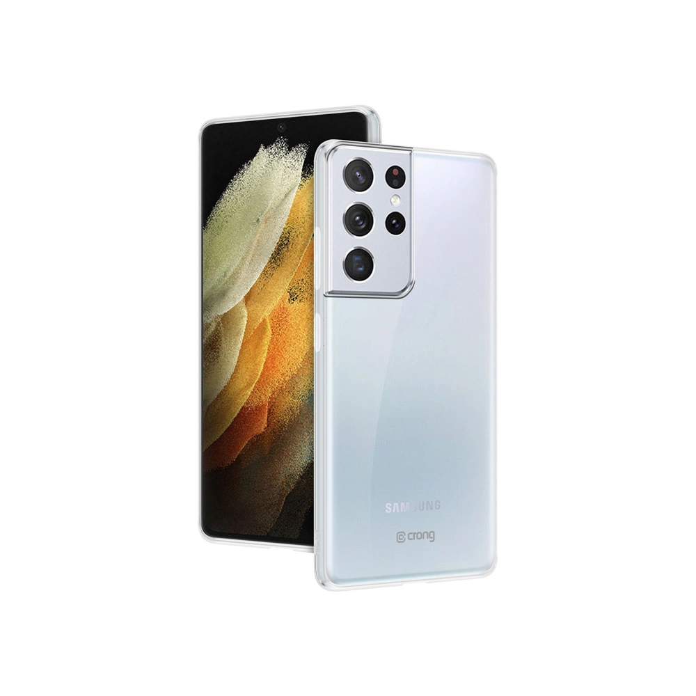 Hurtownia GSM - Etui Crong Crystal Slim Cover Samsung Galaxy S21 Ultra (průhledný) - CRG298 - {ean13} - Hurt