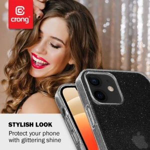 Hurtownia GSM - Case Crong Glitter Case Apple iPhone 12 mini (transparent/silber) - CRG303 - {ean13} - Hurt