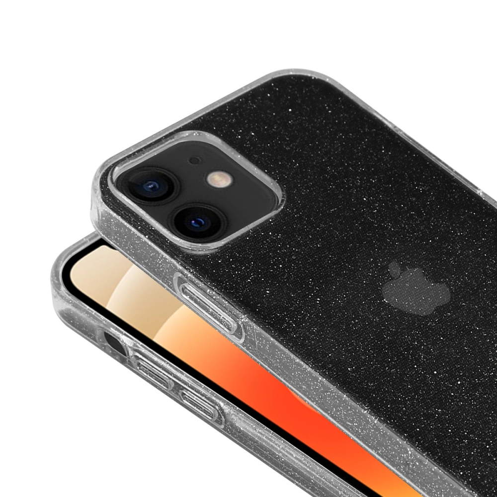 Hurtownia GSM - Case Crong Glitter Case Apple iPhone 12 mini (transparent/silber) - CRG303 - {ean13} - Hurt