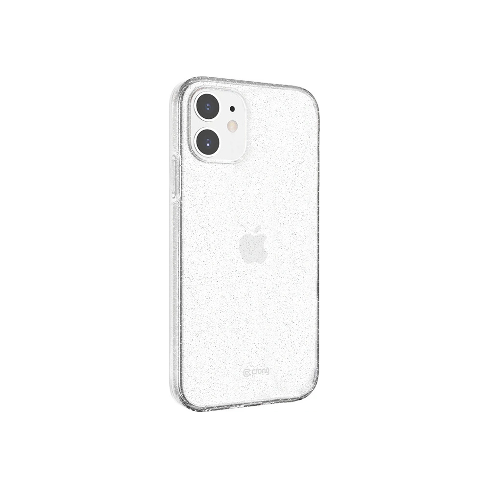 Hurtownia GSM - Etui Crong Glitter Case Apple iPhone 12/12 Pro (transparent/silver) - CRG304 - {ean13} - Hurt