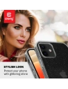 Hurtownia GSM - Etui Crong Glitter Case Apple iPhone 12/12 Pro (transparent/silver) - CRG304 - {ean13} - Hurt