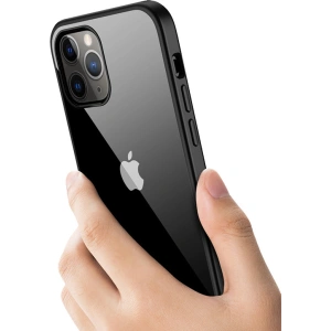 Hurtownia GSM - Etui Crong Clear Cover Apple iPhone 12 Pro Max (černý) - CRG306 - {ean13} - Hurt
