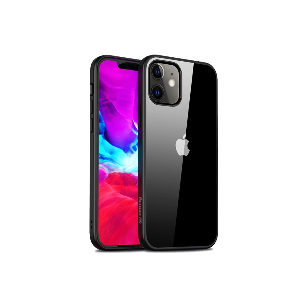 Hurtownia GSM - Etui Crong Clear Cover Apple iPhone 12 mini (fekete) - CRG307 - {ean13} - Hurt