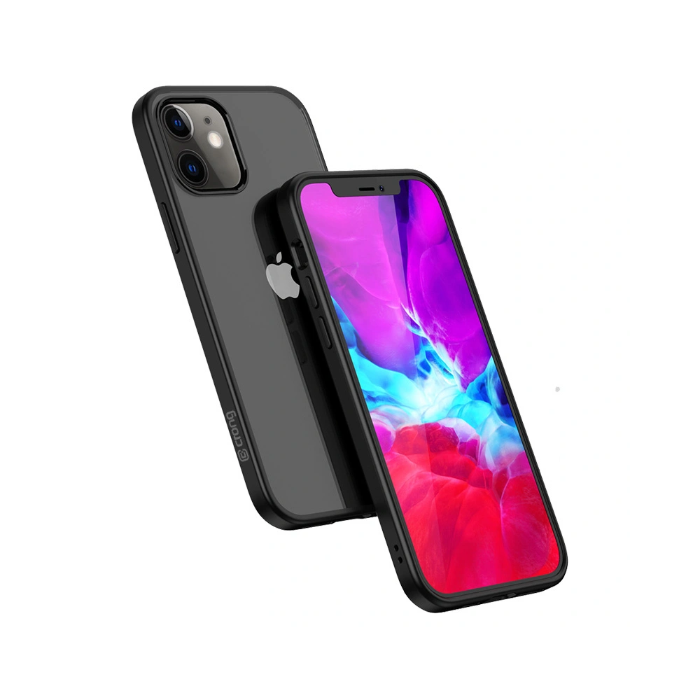 Hurtownia GSM - Etui Crong Clear Cover Apple iPhone 12 mini (fekete) - CRG307 - {ean13} - Hurt