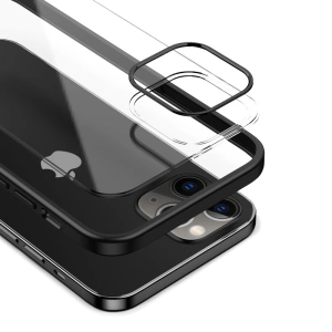 Hurtownia GSM - Etui Crong Clear Cover Apple iPhone 12 mini (černý) - CRG307 - {ean13} - Hurt