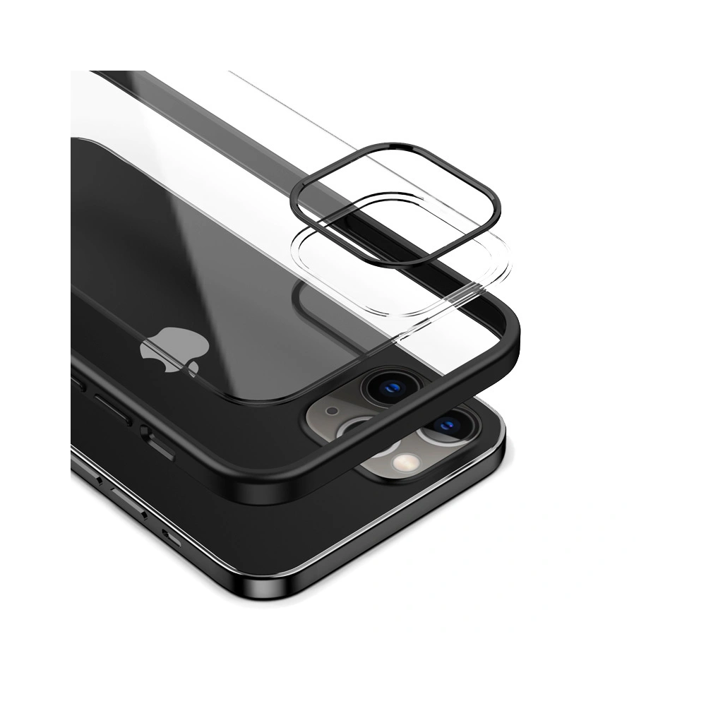 Hurtownia GSM - Etui Crong Clear Cover Apple iPhone 12 mini (černý) - CRG307 - {ean13} - Hurt