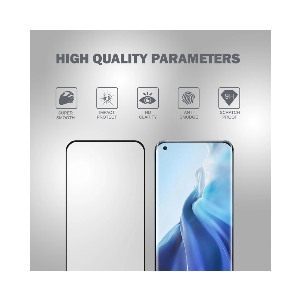 Hurtownia GSM - Sticlă securizată Crong 3D Armour Glass Xiaomi Mi 11 + ramă de instalare - CRG308 - {ean13} - Hurt