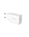 Încărcător de rețea Crong Încărcător de călătorie USB-C USB-C Power Delivery 20W (alb)