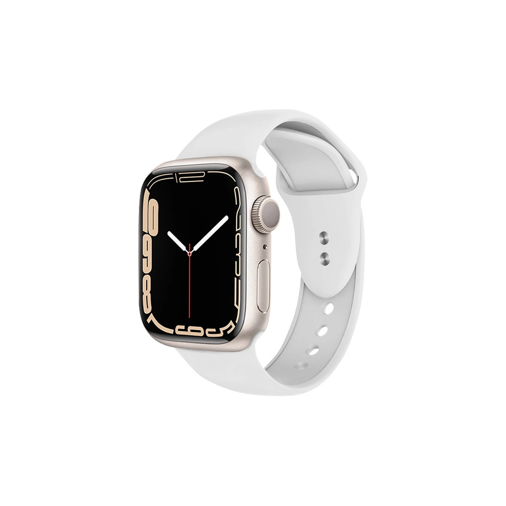 Hurtownia GSM - Pasek Crong Liquid Apple Watch 4/5/6/7/SE/8/9/10 40/41/42mm (biały) - CRG312 - {ean13} - Hurt
