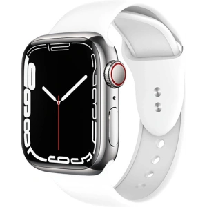 Hurtownia GSM - Pasek Crong Liquid Apple Watch 4/5/6/7/SE/8/9/10 40/41/42mm (alb) - CRG312 - {ean13} - Hurt