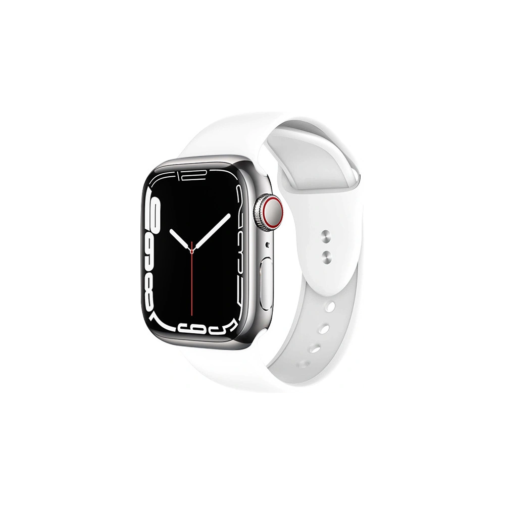 Hurtownia GSM - Pasek Crong Liquid Apple Watch 4/5/6/7/SE/8/9/10 40/41/42mm (biały) - CRG312 - {ean13} - Hurt