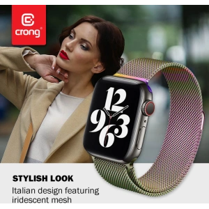 Hurtownia GSM - Brățara Crong Milano Steel Apple Watch 4/5/6/7/SE/8/9 40/41mm (opalizant) - CRG319 - {ean13} - Hurt