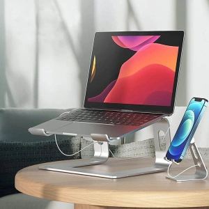 Hurtownia GSM - Podstawka pod laptopa aluminiowa Crong AluBench (argintie) - CRG320 - {ean13} - Hurt