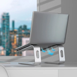 Hurtownia GSM - Podstawka pod laptopa aluminiowa Crong AluBench (argintie) - CRG320 - {ean13} - Hurt