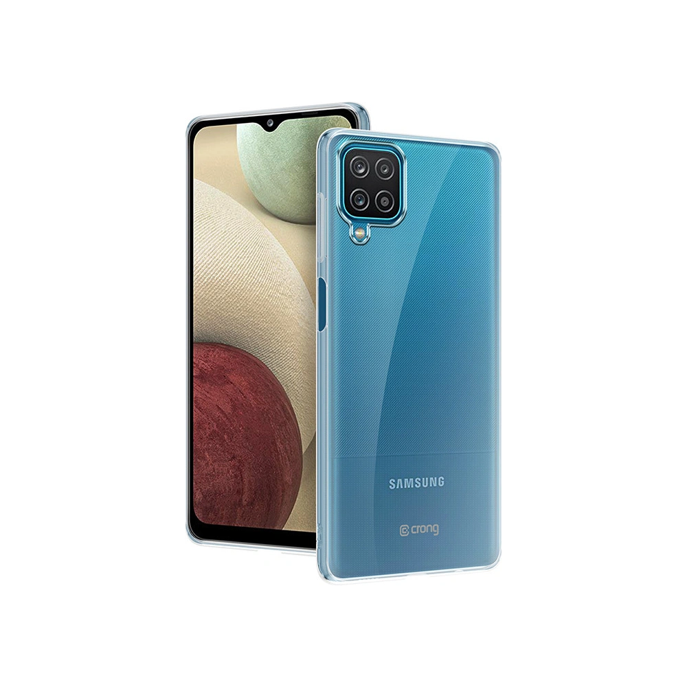 Hurtownia GSM - Etui Crong Crystal Slim Cover Samsung Galaxy A12 (transparent) - CRG322 - {ean13} - Hurt