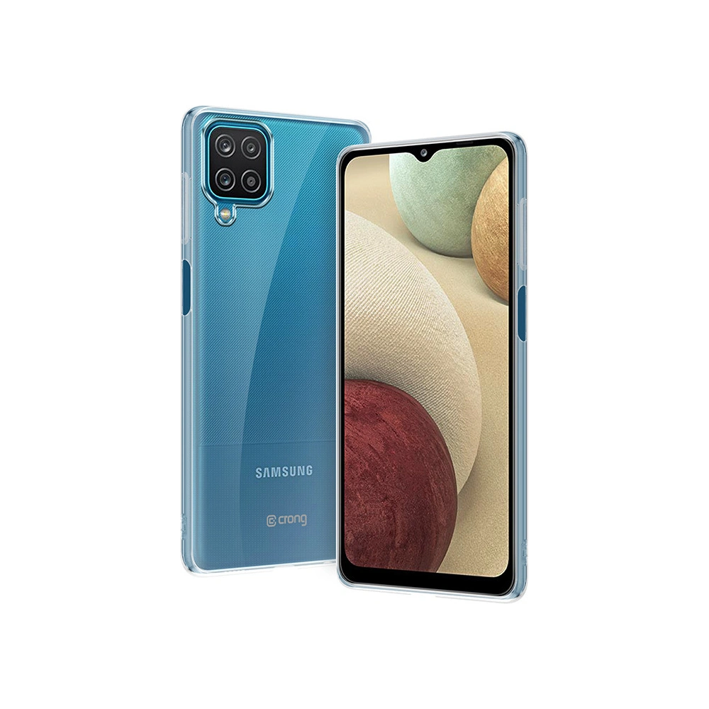 Hurtownia GSM - Etui Crong Crystal Slim Cover Samsung Galaxy A12 (transparent) - CRG322 - {ean13} - Hurt