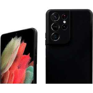 Hurtownia GSM - Etui Crong Color Cover Samsung Galaxy S21 Ultra (negru) - CRG331 - {ean13} - Hurt