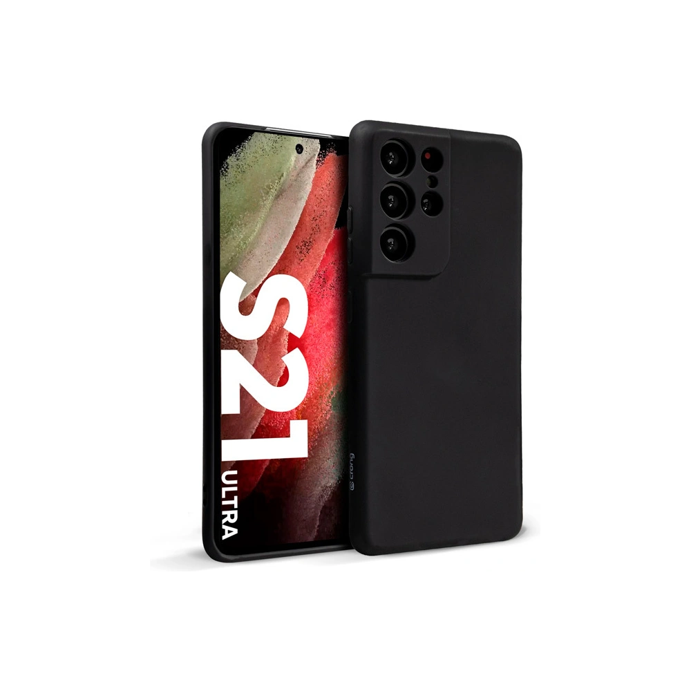 Hurtownia GSM - Etui Crong Color Cover Samsung Galaxy S21 Ultra (fekete) - CRG331 - {ean13} - Hurt
