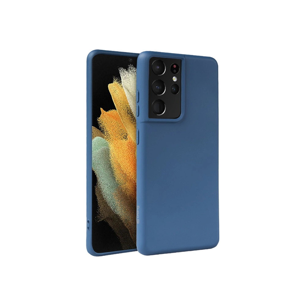 Hurtownia GSM - Etui Crong színes tok Samsung Galaxy S21 Ultra (kék) - CRG332 - {ean13} - Hurt