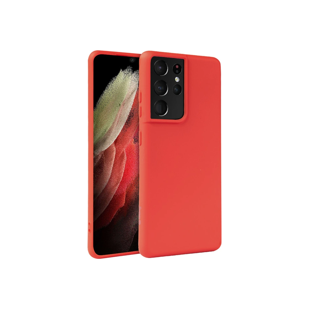 Hurtownia GSM - Etui Crong Color Cover Samsung Galaxy S21 Ultra (piros) - CRG333 - {ean13} - Hurt