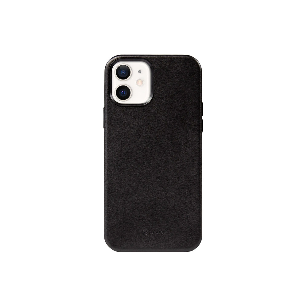 Hurtownia GSM - Etui Crong Essential Cover Magnetic MagSafe Apple iPhone 12/12 Pro (negru) - CRG334 - {ean13} - Hurt