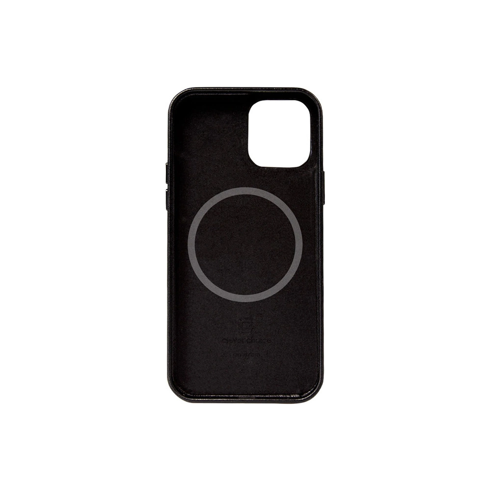 Hurtownia GSM - Etui Crong Essential Cover Magnetic MagSafe Apple iPhone 12/12 Pro (negru) - CRG334 - {ean13} - Hurt