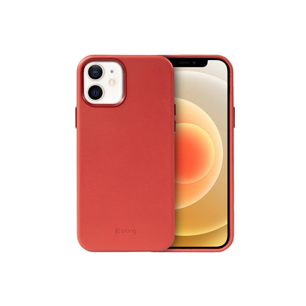 Hurtownia GSM - Etui Crong Essential Cover Magnetic MagSafe Apple iPhone 12/12 Pro (roșu) - CRG335 - {ean13} - Hurt