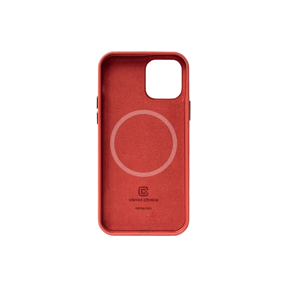 Hurtownia GSM - Etui Crong Essential Cover Magnetic MagSafe Apple iPhone 12/12 Pro (piros) - CRG335 - {ean13} - Hurt