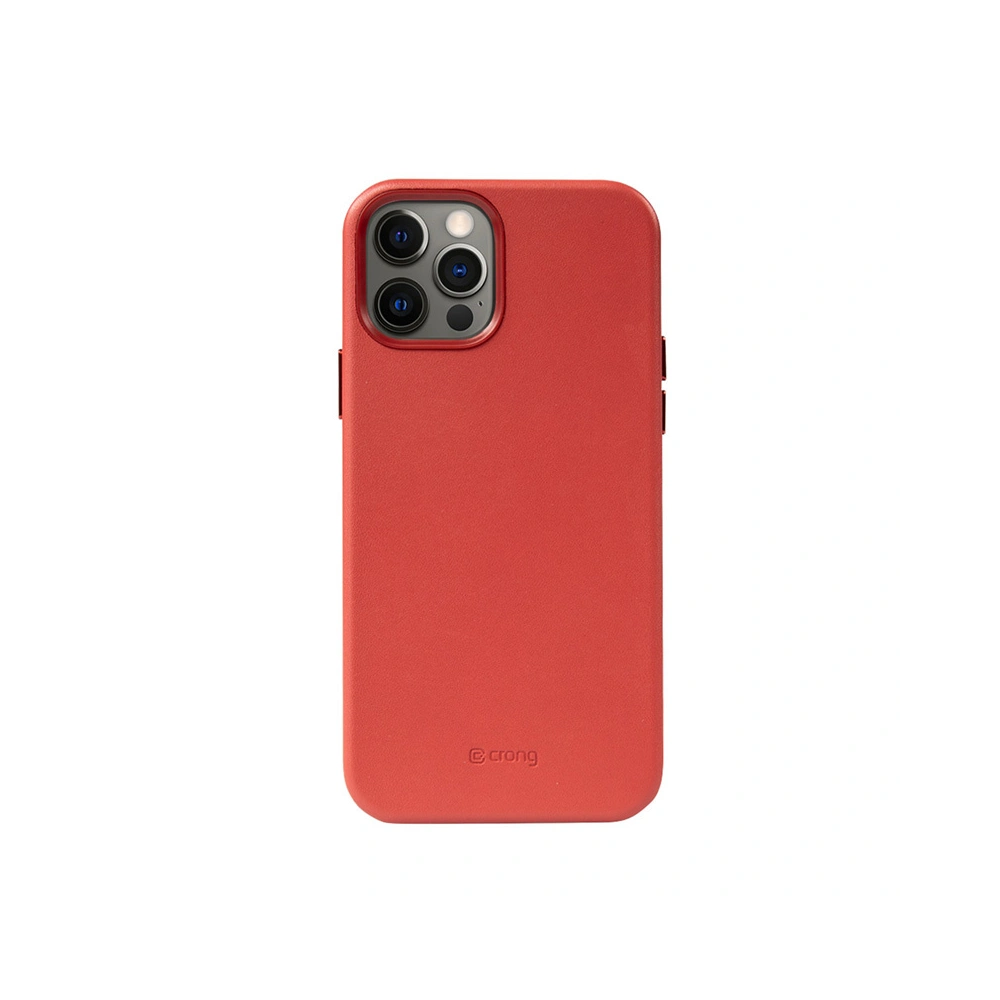 Hurtownia GSM - Etui Crong Essential Cover Magnetic MagSafe Apple iPhone 12/12 Pro (roșu) - CRG335 - {ean13} - Hurt