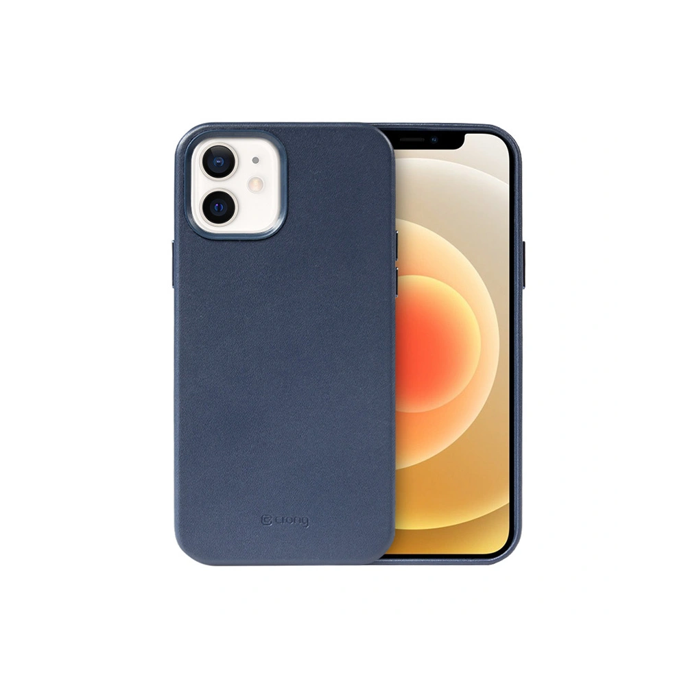 Hurtownia GSM - Etui Crong Essential Cover Magnetic MagSafe Apple iPhone 12/12 Pro (albastru închis) - CRG336 - {ean13} - Hurt