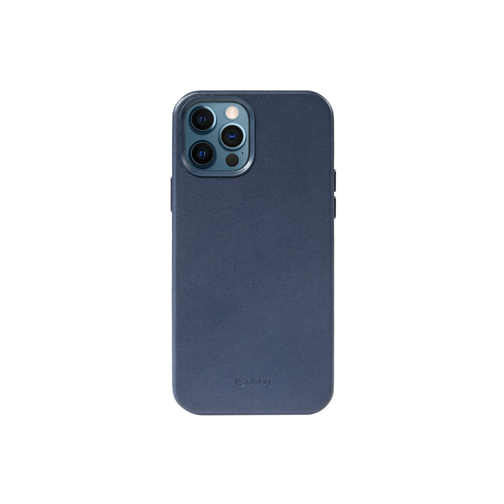 Hurtownia GSM - Etui Crong Essential Cover Magnetic MagSafe Apple iPhone 12/12 Pro (albastru închis) - CRG336 - {ean13} - Hurt