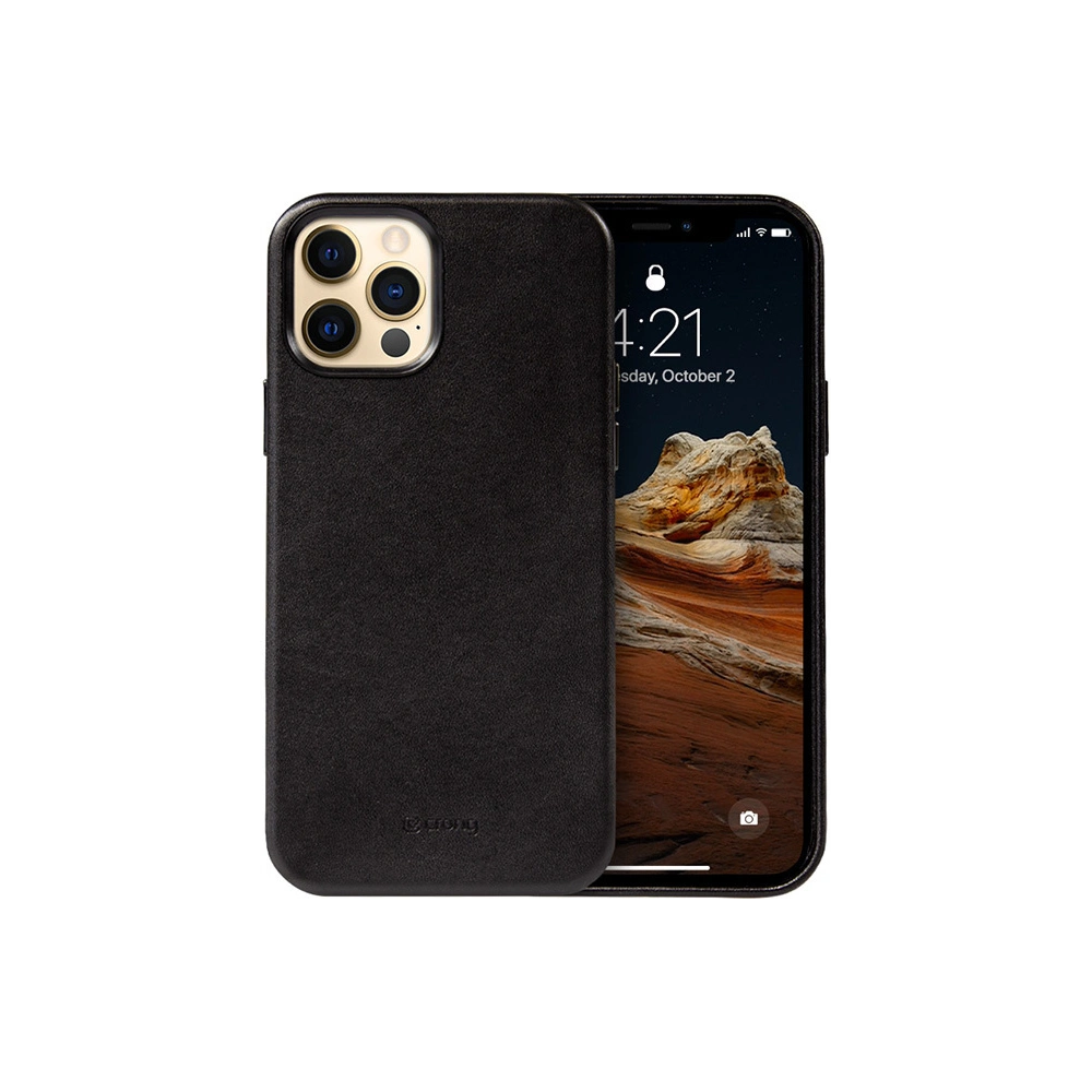 Hurtownia GSM - Etui Crong Essential Cover Magnetic MagSafe Apple iPhone 12 Pro Max (fekete) - CRG337 - {ean13} - Hurt