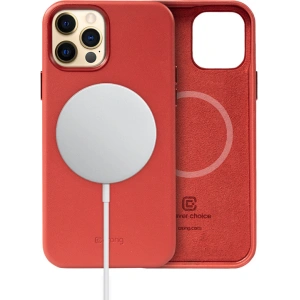 Hurtownia GSM - Etui Crong Essential Cover Magnetic MagSafe Apple iPhone 12 Pro Max (červený) - CRG338 - {ean13} - Hurt
