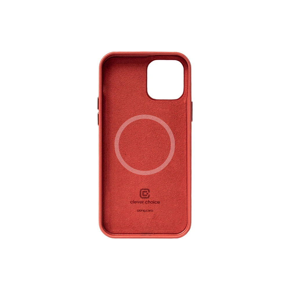 Hurtownia GSM - Etui Crong Essential Cover Magnetic MagSafe Apple iPhone 12 Pro Max (červený) - CRG338 - {ean13} - Hurt
