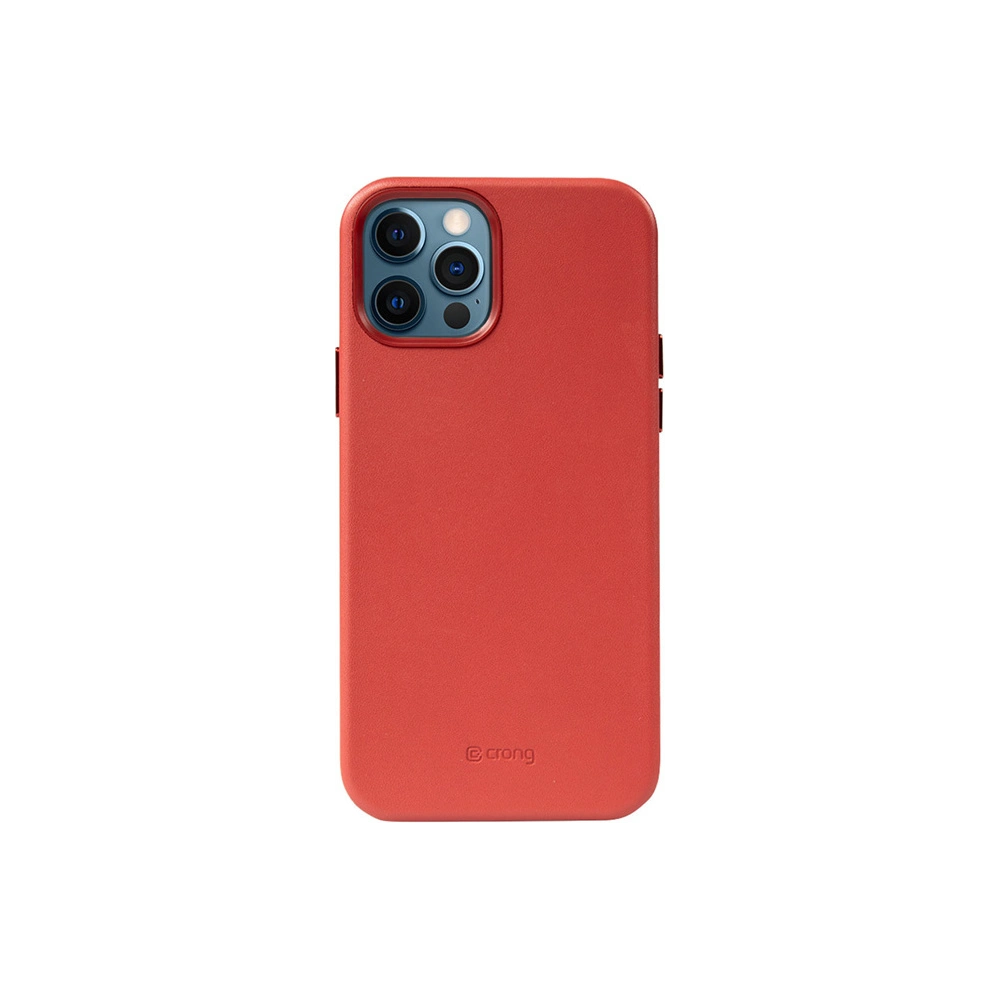 Hurtownia GSM - Etui Crong Essential Cover Magnetic MagSafe Apple iPhone 12 Pro Max (červený) - CRG338 - {ean13} - Hurt